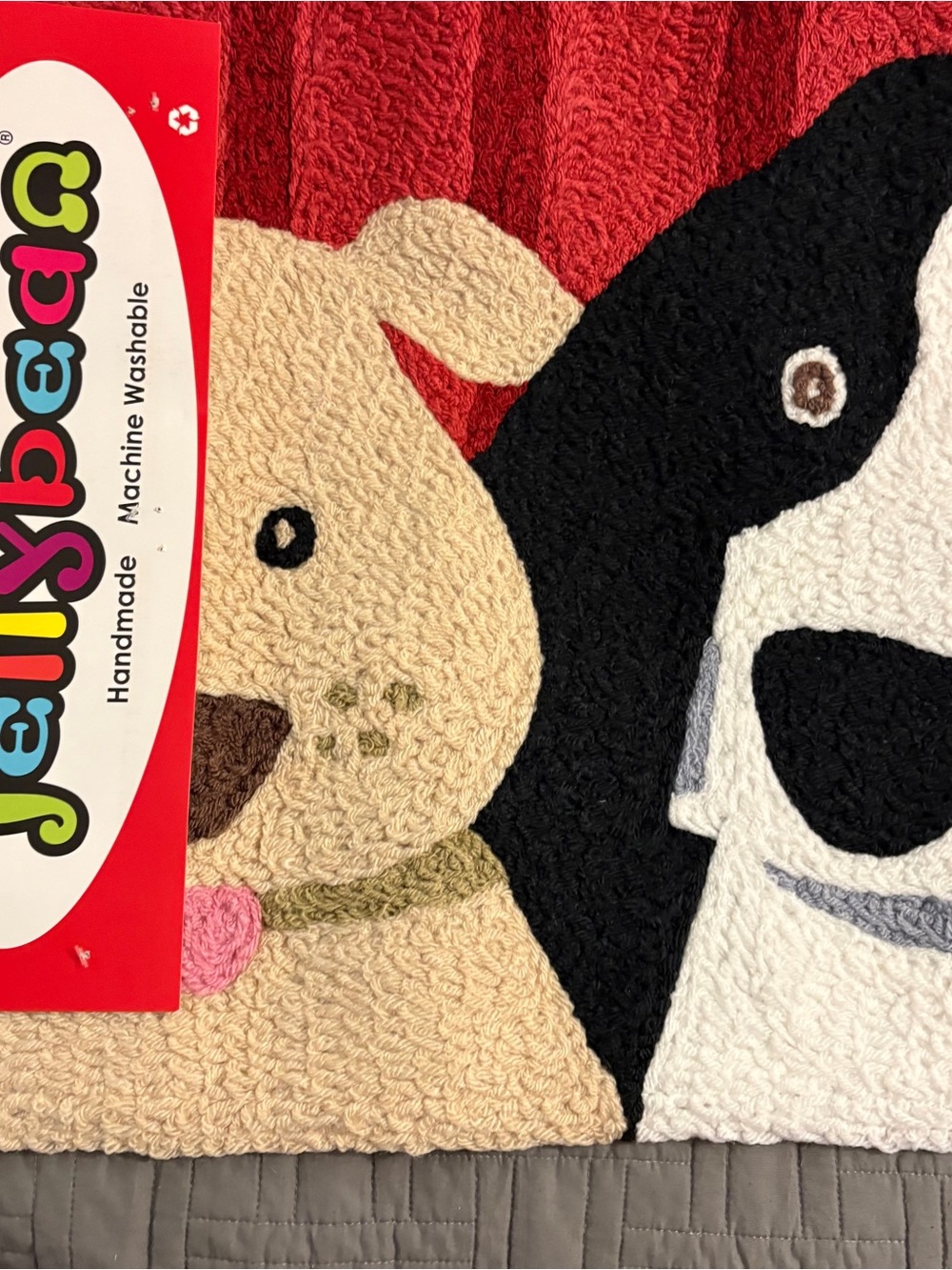 Jellybean Dogs Accent Rug 21x33 Washable Indoor Outdoor - Picture 2 of 10